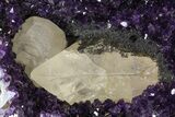 Amazing Amethyst Geode Display On Stand - Gorgeous #50982-4